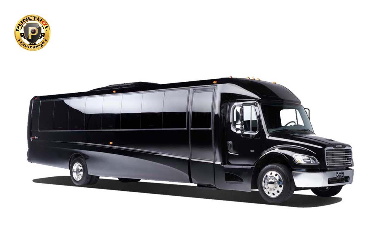 25Passenger Bus Rental Spacious Motor Coach Buses Punctual Express